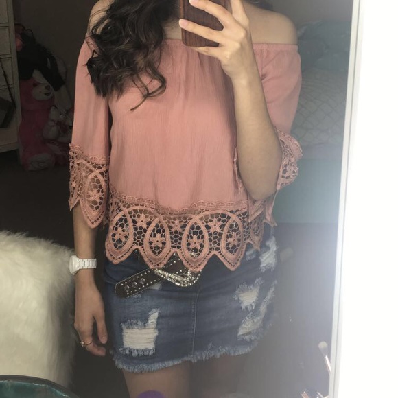 a'gaci Tops - off the shoulder top